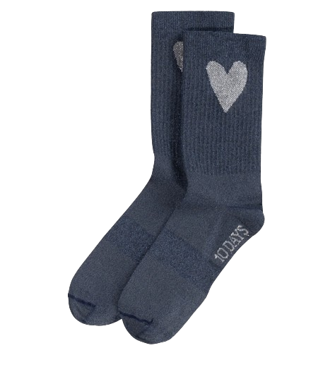 Socken "Lurex Heart"