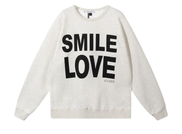 Sweater "Statement Smile Love"