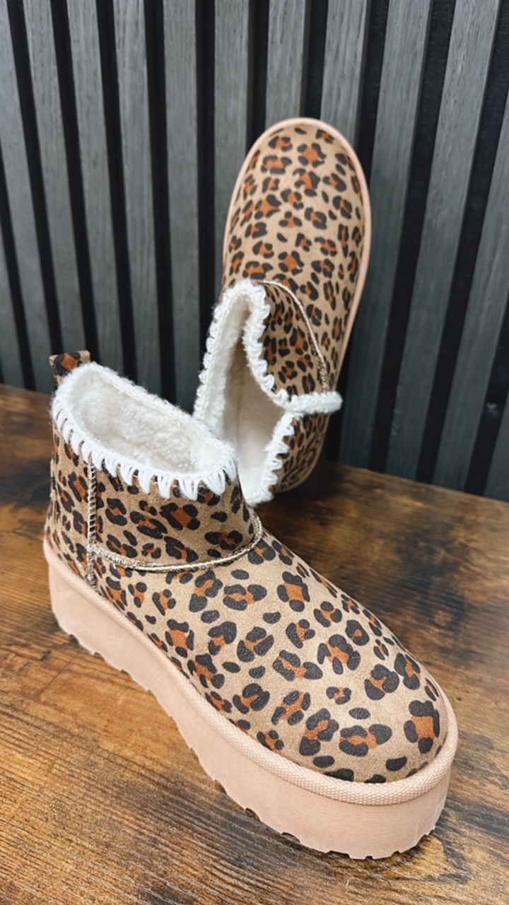 Stiefel "Cooozy Leopard"